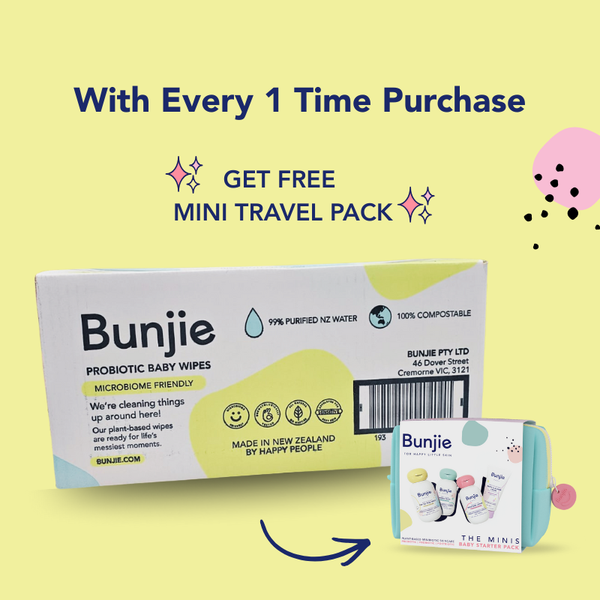 12 Pack of Probiotic Baby Wipes